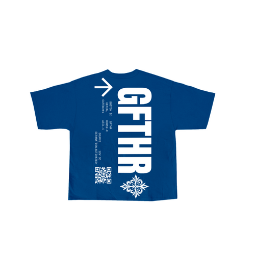 GFTHR Essentials Embroidered Tee – Royal Blue